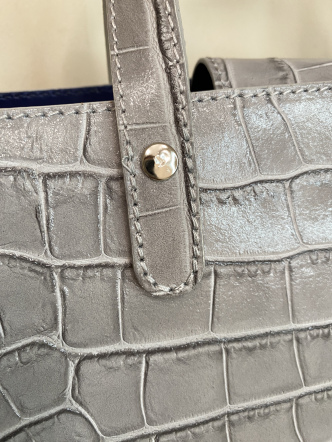 Сумка 0148 Серый (кроко-кожа) (321)